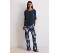 Marc O´Polo Pyjama-Oberteil in Dunkelblau - Größe L | Damen Loungewear