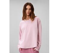 Pyjamaoberteil "RELAXED LS TEE", Damen, Gr. S (36), rosa (hawaii orchid), Jersey, Obermaterial: 100% Baumwolle, CALVIN KLEIN UNDERWEAR, unifarben, relaxed fit normal, Rundhals, abgesteppte Kante, Shir