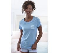 s.Oliver Damen Ak-142-45 Pyjamaoberteil, Himmelblau, 44-46 EU