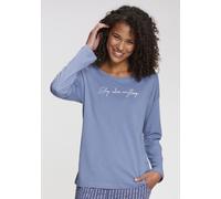 Lascana Longsleeve Vivance Dreams VD Cozy Dreams Blau (Hellblau) Größe 48/50