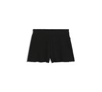 Pyjamashorts BOSS "Cosy Waffle", Damen, Gr. S, N-Gr, schwarz 001, Jersey, Obermaterial: 56% Baumwolle, 37% Modal, 7% Elasthan, kurz, Hosen, mit Waffelstruktur, elastischer Bund (15255713-S) schwarz 00
