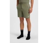 Pyjamashorts BOSS "Unique", Herren, Gr. XL, N-Gr, open grün 349, Jersey, Obermaterial: 95% Baumwolle, 5% Elasthan, casual, Hosen, aus elastischer Baumwolle mit Tape-Details (61224809-XL) open grün 349