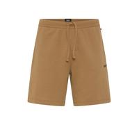 Pyjamashorts BOSS "Waffle Shorts", Herren, Gr. M, N-Gr, braun (medium beige 260), Jersey, Obermaterial: 60% Baumwolle, 40% Polyester, lang, Hosen (69347911-M) medium beige 260