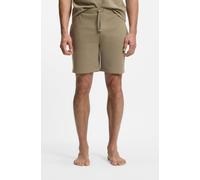 Pyjamashorts BOSS "Waffle Shorts", Herren, Gr. XXL, N-Gr, open braun 245, Jersey, Obermaterial: 60% Baumwolle, 40% Polyester, lang, Hosen (31772035-XXL) open braun 245
