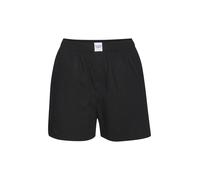 Pyjamashorts COPENHAGEN STUDIOS, Damen, Gr. 48, N-Gr, schwarz, Web, Obermaterial: 100% Baumwolle, unifarben, loose fit kurz, Hosen, Aus fein gewebter Baumwoll-Qualität (28125011-48) schwarz