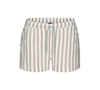 Pyjamashorts, Damen, Gr. 36/38, N-Gr, braun, Single Jersey, Obermaterial: 50% Baumwolle, 50% Viskose, VIVANCE DREAMS BY LASCANA, bedruckt, gestreift, bequem kurz, Hosen, Eingrifftaschen (68894662-36) 
