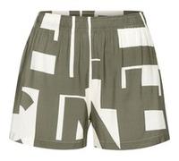 Pyjamashorts grün-weiß-gemustert 34