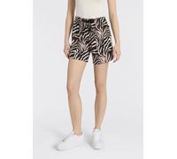 Pyjamashorts HUGO UNDERWEAR "Casual", Damen, Gr. XXL, N-Gr, open miscellaneous 963, Web, Obermaterial: 60% Modal, 32% Baumwolle, 8% Elasthan, gerade ca. Mitte Oberschenkel, Hosen, mit Allover-Print (8