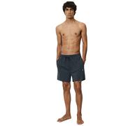 Pyjamashorts MARC O'POLO "Mix & Match Cotton", Herren, Gr. XL (7), N-Gr, blau (schwarz navy), Single Jersey, Obermaterial: 100% Baumwolle, bedruckt, unifarben, regular fit kurz, Hosen, mit elastischem