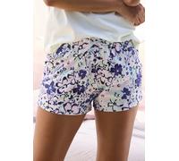 s.Oliver Damen Kurze Pyjamashorts in Blumenmuster
