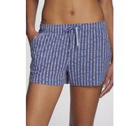 Pyjamashorts VIVANCE DREAMS, Damen, Gr. 40/42, N-Gr, bunt (blau, rosa, gestreift), Single Jersey, Obermaterial: 50% Baumwolle, 50% Viskose, gestreift, feminin, Basic kurz, Hosen, mit Schönem Muster (3