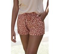 VIVANCE DREAMS Pyjamashorts Damen terracotta-geblümt Gr.44/46