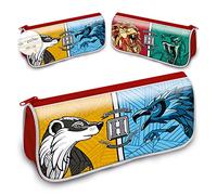 Pyramid Europe Harry Potter Federmäppchen mit Reißverschluss (Hogwarts Wappen Design) - Offizielles Lizenzprodukt, Schwarz