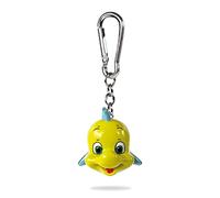 Pyramid International Disney The Little Mermaid Schlüsselanhänger (3D Flunder Design) Karabiner, Reißverschluss oder Rucksack Charm, Schlüsselanhänger für Männer und Schlüsselanhänger für Frauen -