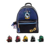Pyramid International Harry Potter (Ravenclaw) modischer Rucksack - luxuriöses Kunstleder, einzigartiges Futter, passendes Reißverschluss-Zubehör, Innen- und Außentaschen, ikonisch und geräumig