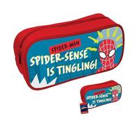Pyramid International Marvel Spider-Man Federmäppchen (Spider-Man Zeichnung) Rechteckiges Stifte-Etui mit Reißverschluss - offizielles Lizenzprodukt