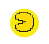 Pyramid International Pac Man Emaille-Anstecknadel (Pixel-Design), 8 cm x 1,5 cm x 10,5 cm - offizieller Merchandise-Artikel, Einheitsgröße, Emaille, Metall, Silber, Kein Edelstein