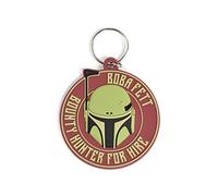 PYRAMID INTERNATIONAL RS661187 Star Wars (The Book of Boba Fett) Schlüsselanhänger aus Gummi, grün