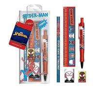 Pyramid International Spider-Man Schreibwaren-Set, 5-teiliges Spider-Man-Federmäppchen mit Schulbedarf, offizielles Merchandise-Produkt