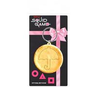 Pyramid International Squid Game 3D-Schlüsselanhänger, Reißverschluss oder Rucksack, Waben-Design, offizielles Lizenzprodukt