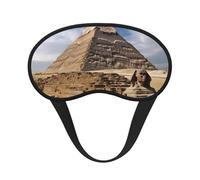 Pyramids of Egypt Schlafmaske für Seitenschläfer, lichtblockierende Nachtmasken zum Schlafen, Augenmaske für Damen und Herren, Augenabdeckung, weicher, bequemer Augenschatten für Reisen, Nickerchen