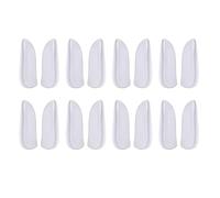 Pyugxab 8 Paare Medial und Lateral Ferse-Keil-Silikon-Einlegesohlen - Korrektur Adhesive Schuheinlagen für Fußausrichtung, Knieschmerzen, Bogen Beine, Arthrose für Männer und Frauen