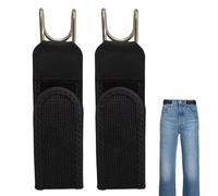 Pzuryhg Waistband Strap - No Buckle Elastic Fastener, Adjustable Pant Support Band with Discreet Flat Profile Feature, Secure Movement Assistance Function, Ideal for Hiking Driving Construction Wear