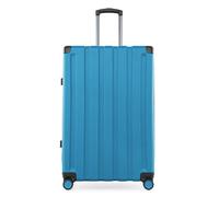 Hauptstadtkoffer Q-Damm - Großer Hartschalenkoffer, TSA, 4 Rollen, Check-In Gepäck mit 6 cm Volumenerweiterung, 78cm, 133 Liter, Cyanblau