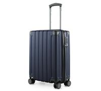 Q-Damm - Handgepäck Hartschale Dunkelblau matt, TSA, 54 cm, 38 Liter Dunkelblau