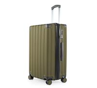 Hauptstadtkoffer Q-Damm - Mittelgroßer Hartschalenkoffer, TSA, 4 Rollen, Check-In Gepäck mit 6 cm Volumenerweiterung, 68cm, 89 L, Avocado