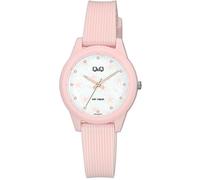 Q&Q Armbanduhren für Frauen hQQ768, Silber
