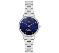 Q&Q Armbanduhren für Frauen hQQ991, Silber