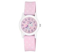 Q&Q Damen Analog Quarz Uhr mit Harz Armband VR99J013Y