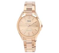Q&Q Damenuhr mit Metallband, 3ATM, rosegoldfarben