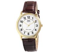 Q&Q Herren-Uhr Kunstleder Armbanduhr