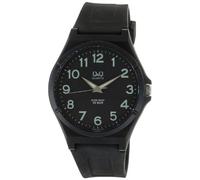 Q&Q Herren-Uhr Silikon 10 Bar Dornschließe Analog Quarz