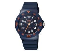 Q&Q Herren-Uhr Silikon Armband Dornschließe 10 Bar Analog Quarz