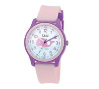 Q&Q Kinder-Uhr Silikon Armband Dornschließe Lernuhr Analog Quarz