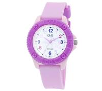Q&Q Kinder-Uhr Silikon Armband Dornschließe Lernuhr Analog Quarz