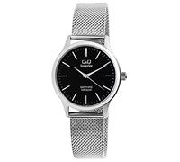 Q&Q Superior Unisex-Uhr Edelstahl Milanaiseband Saphirglas 5 Bar S03A-005VY