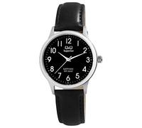 Q&Q Superior Unisex-Uhr Leder Saphirglas 5 Bar Analog Quarz S03A-009VY