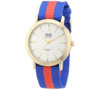 Q&Q Unisex-Armbanduhr Milano Analog Quarz Nylon Q752J111Y