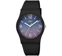 Q&Q WATCHES Japan by Citizen V27A-012VY Fashion Analog Damen, Schwarz/Schiere Freude, Chronograph, Digital