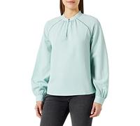 Q/S by S.Oliver Damen Bluse, Langarm, Blue Green, 36 EU