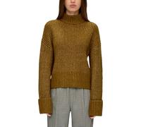 Q/S by s.Oliver Damen Pullover mit Rippstruktur Green, XXL