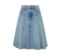 Q/S designed by - Ausgestellter Jeansrock in modischer Midi-Länge blau - Gr. - 32