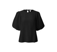 Q/S designed by - Bluse mit Ballonärmeln und Cut-out am Rücken schwarz - Gr. - 40