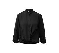 Q/S designed by - Bluse mit Knoten-Detail schwarz - Gr. - 34