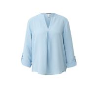 Bluse mit Turn-up 36 blau 2178067.5104.36