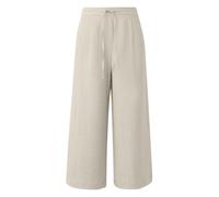 Q/S designed by - Culotte mit weitem Bein beige - Gr. - 42